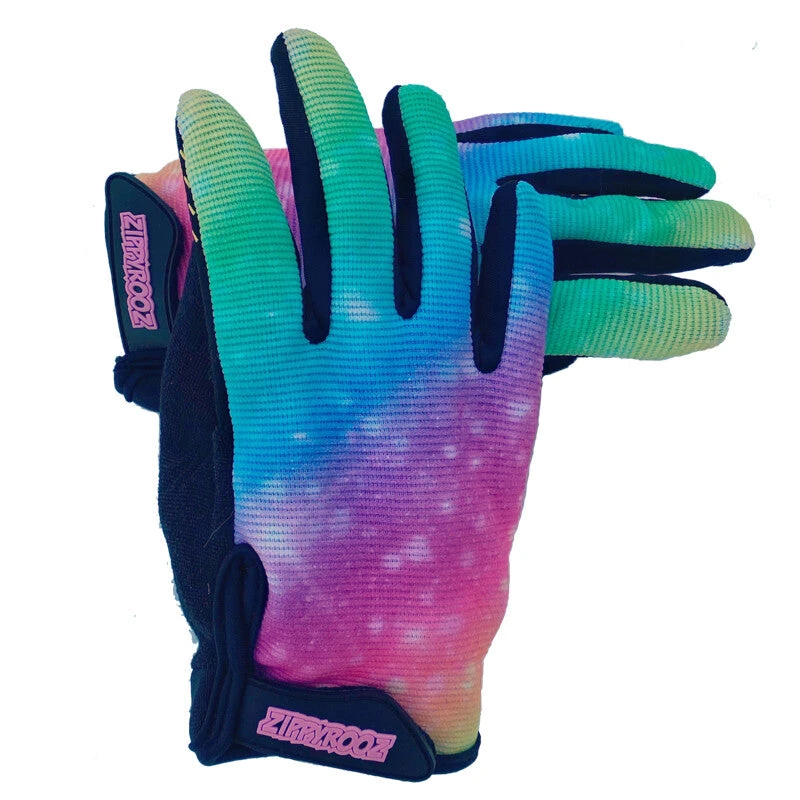 ZippyRooz Rainbow Full Finger Kids Biking Gloves 4 ZippyRooz Rainbow Full Finger Kids Biking Gloves
