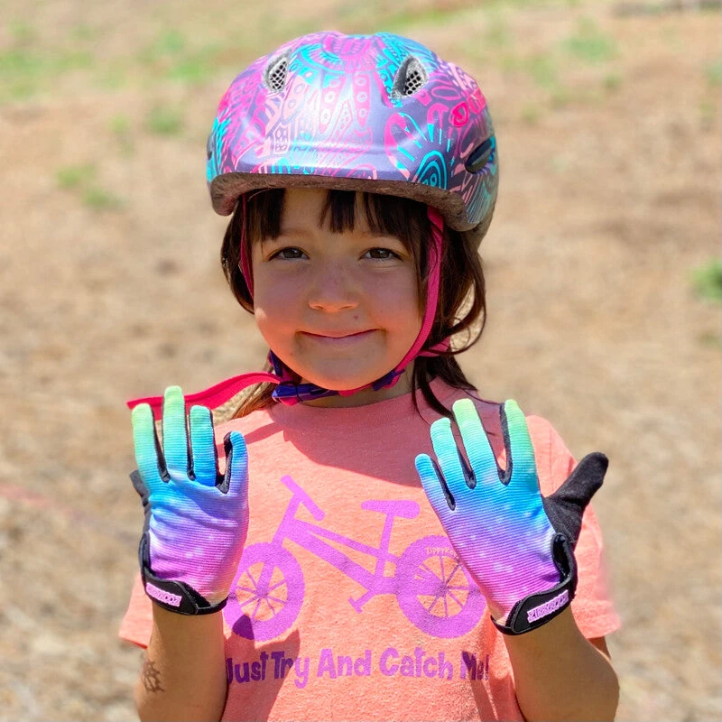 ZippyRooz Rainbow Full Finger Kids Biking Gloves 6 ZippyRooz Rainbow Full Finger Kids Biking Gloves