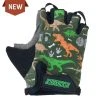 BIKE Zippyrooz Dinosaurs Half Finger Kids Biking Gloves