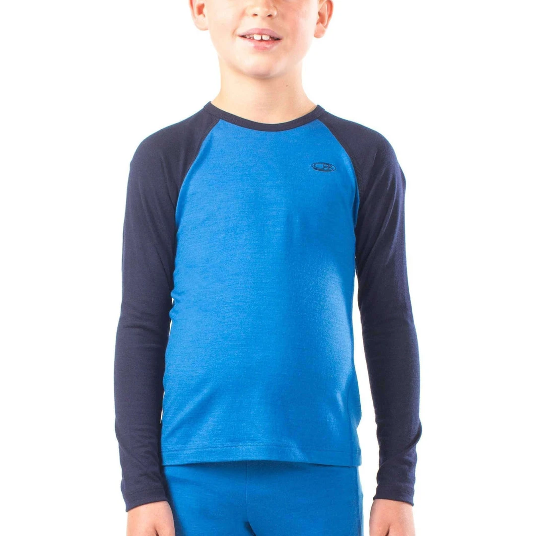 Icebreaker Kids Oasis Long Sleeve Crewe Ski And Snowboarding Clothing 5 Icebreaker Kids Oasis Long Sleeve Crewe Ski And Snowboarding Clothing