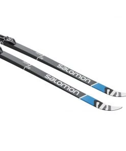 Snow Salomon Junior Aero Grip XC Ski With Pre-mounted Binding Set