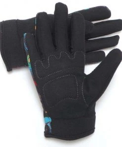 ZippyRooz Aliens Full Finger Kids Biking Gloves