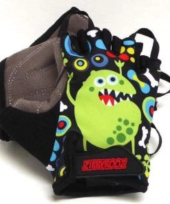 BIKE ZippyRooz Monsters Half Finger Kids Biking Gloves