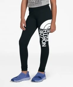 Ski And Snowboarding Clothing The North Face Girls Metro Logo Leggings