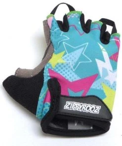 ZippyRooz Stars Half Finger Kids Biking Gloves