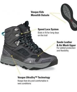 Footwear Vasque Kids Breeze AT UltraDry Hiking Boots 11 Footwear Vasque Kids Breeze AT UltraDry Hiking Boots