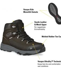 Vasque Kids St. Elias UltraDry Hiking Boot 13 Vasque Kids St. Elias UltraDry Hiking Boot