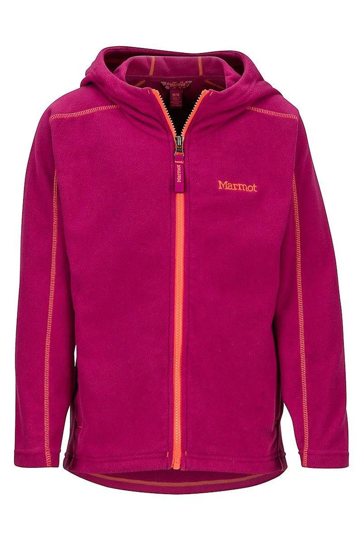 Clothing Marmot Girls Rocklin Fleece Hoody 3 Clothing Marmot Girls Rocklin Fleece Hoody