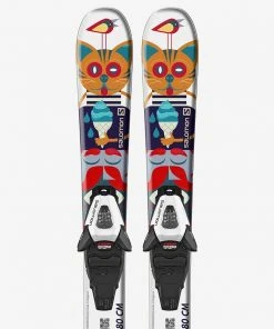 Salomon T1 Junior XS + C5 GW Ski Set Snow